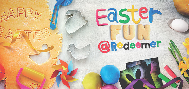 Church Flyer Design and Print: Redeemer Church – Easter Fun