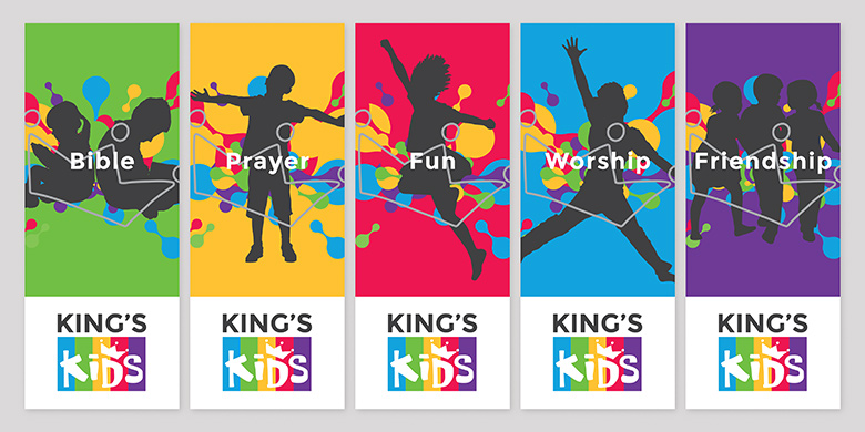 Church Roller Banner Design: KCL – Kids Ministry